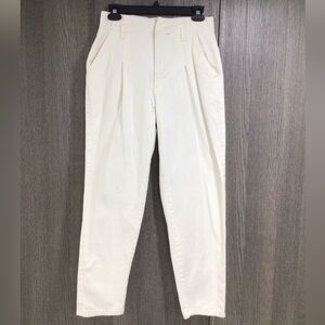 New Look Women's Cream Ankle Jeans